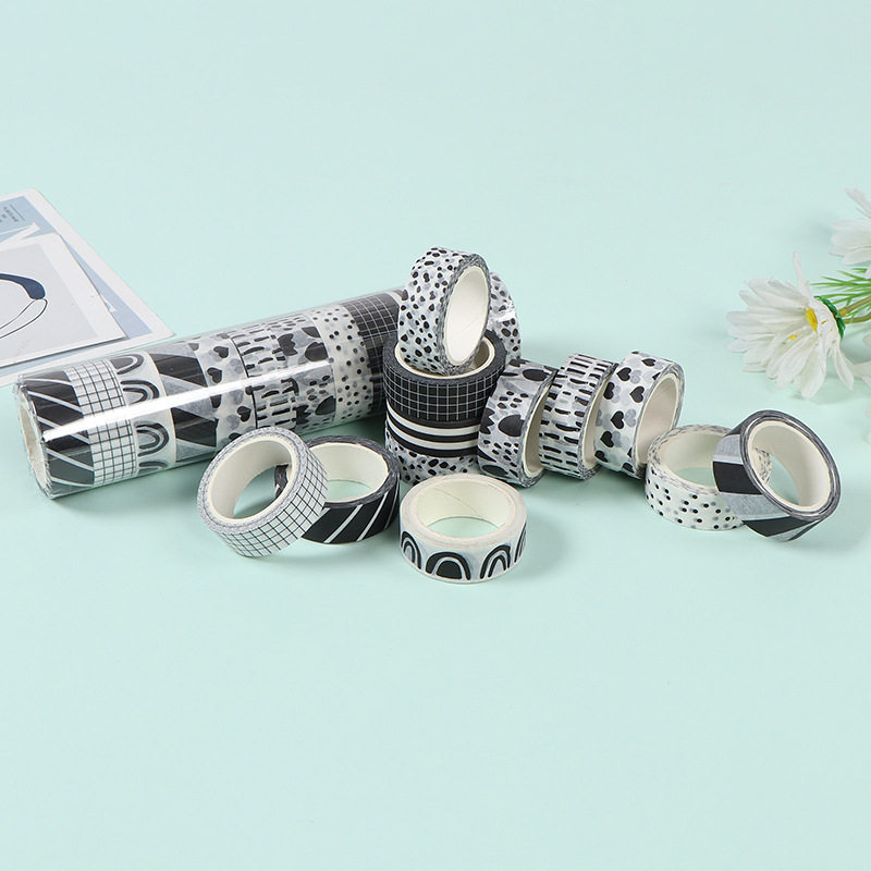 Hand account tape custom animation cartoon decoration material color and paper tape hand tear sticker tape hand account tape