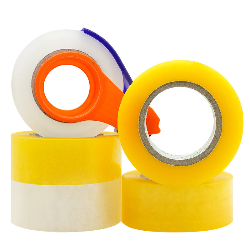 Express packaging sealing transparent tape manufacturers packaging adhesive tape beige sealing tape wholesale