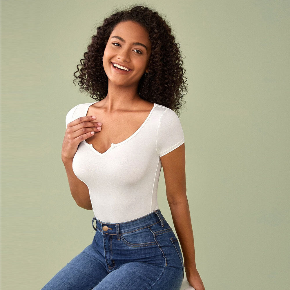 High Waisted Cropped T Shirt Cotton Fabric Slim Fit Short Sleeve Trendy Design Summer Casual Wear Wholesale