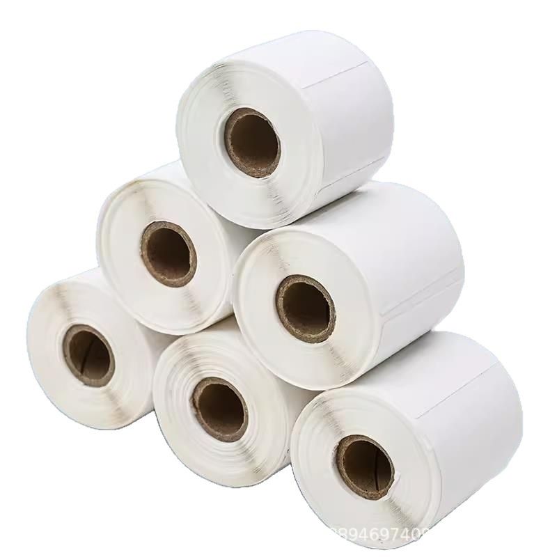 Detong P1 series thermal synthetic paper self-adhesive label paper bar code paper blank sticker clothing cross-border label