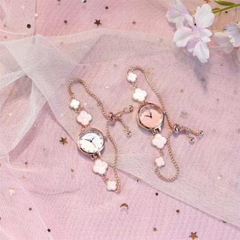 Ins Cold Style Small Dial Bracelet Watch Female Student Niche Simple Accessible Luxury Fashion Forest Style Versatile Calendar