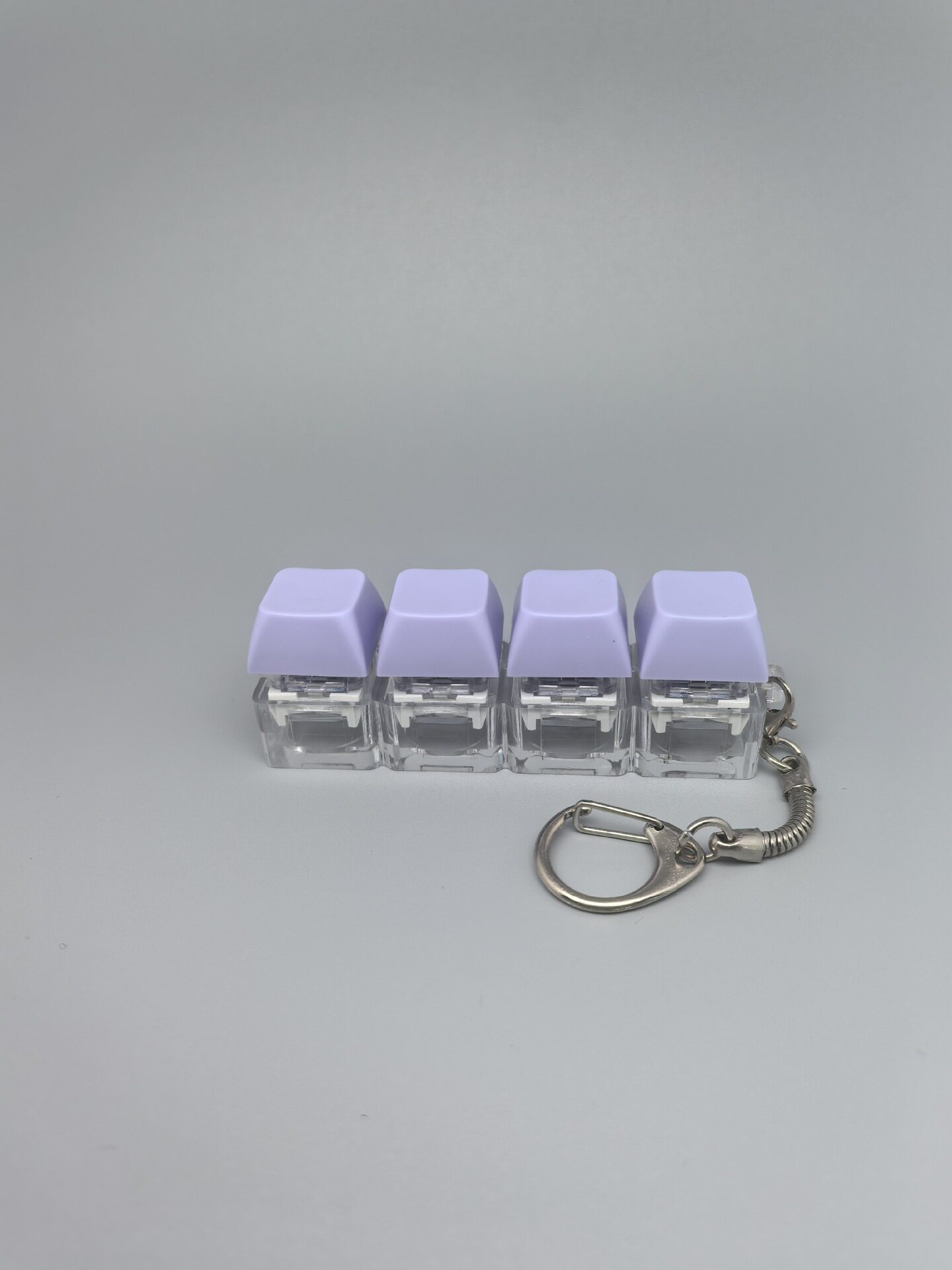 四键马卡龙按键解压玩具钥匙扣键盘办公摸鱼按键解压玩具跨境