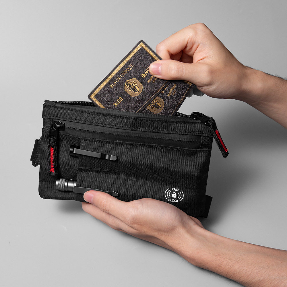 Amazon Cross-Border Rfid Coin Purse Anti-Theft Card Holder Document Bag X-Pac Large Travel Clutch Key Bag