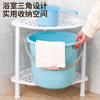 Kitchen Rack Floor-Standing Multi-Layer Fruit and Vegetable Seasoning Storage Rack Household Bathroom Basin Bucket Triangle Storage Rack