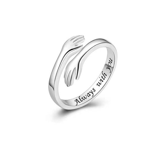 Couple's Ring Pair of Couple's Silver Ring Female Original Niche Design Engraving to Commemorate Good Gift for Boyfriend