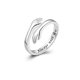 Couple's Ring Pair of Couple's Silver Ring Female Original Niche Design Engraving to Commemorate Good Gift for Boyfriend