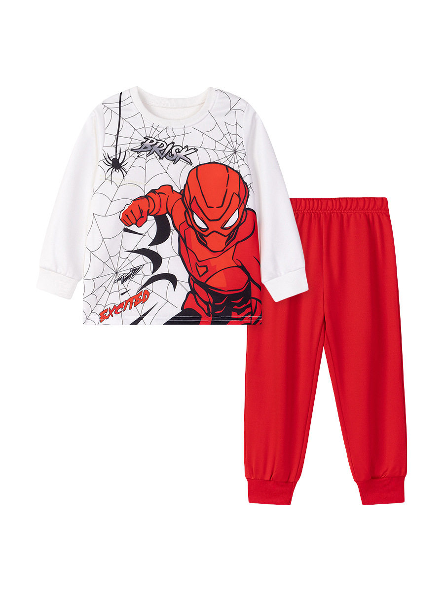 Ensemble garçon manche longue automne, tenue enfant mode, tenue araignée stylée