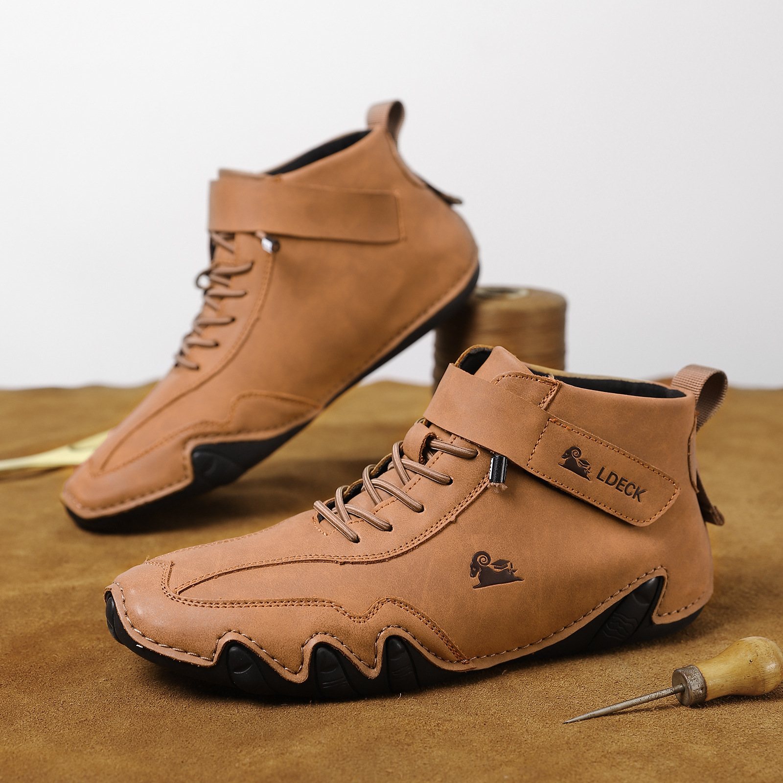 Giày Boot Martin Nam Big Size Ngoại Cỡ Ma Sát Chống Trượt Thoáng Khí