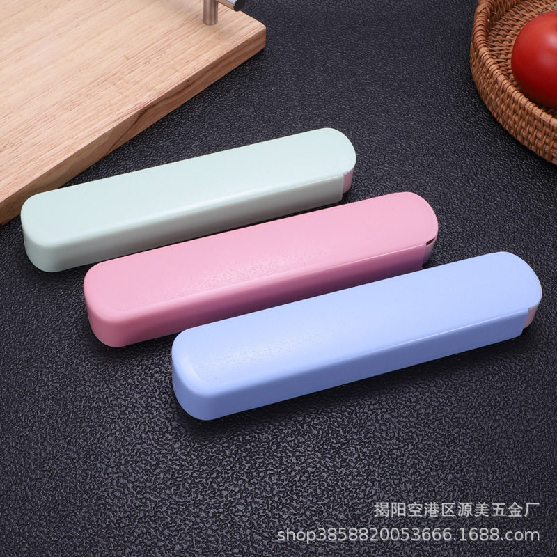 Portable Gift Box Chopsticks, Fork and Spoon Three-Piece Set Stainless Steel Cutlery Set Gift Box Spoon Set Logo