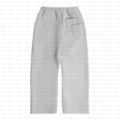 Embroidered Pocket Trousers Gray