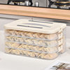 ✅ Food-Grade Dumpling Box Household Dumpling Frozen Multi-Layer Crisper Wonton Quick-Frozen Kitchen Refrigerator Storage