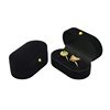 Proposal ring earrings gift single and double ring jewelry box wedding ring earrings packaging storage box manufacturer in stock