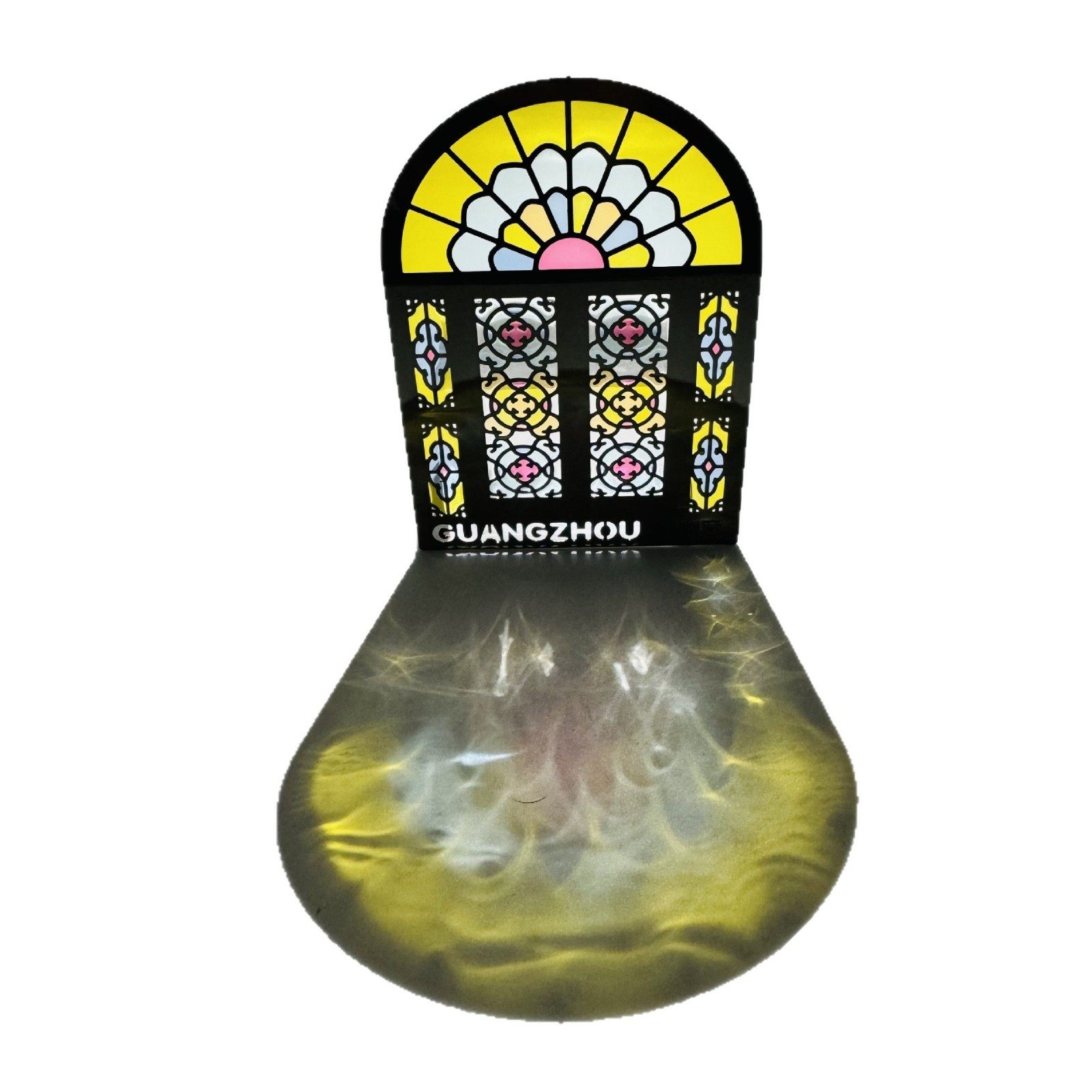 Transparent glass paint bookmark customization creative cultural and creative gifts customization metal hollow translucent color bookmark customization