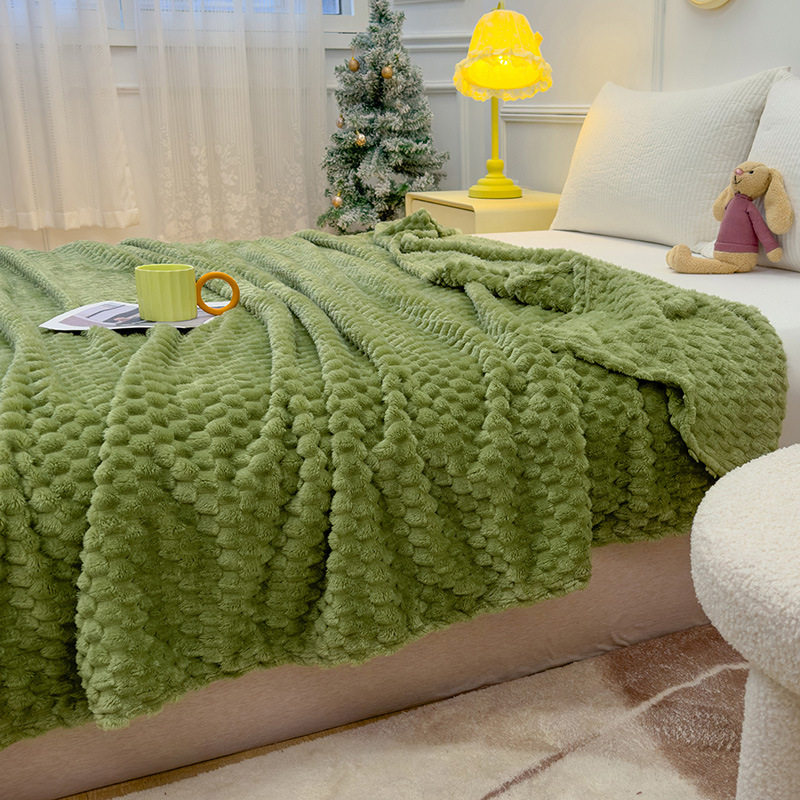 New Golden Turtle Velvet Blanket Car Office Air Conditioning Blanket Nap Warm Flannel Milk Velvet High Weight Blanket