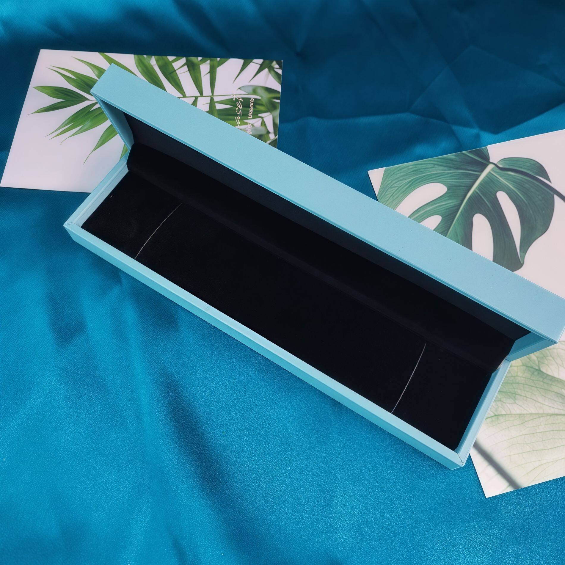 [Special for Zhejiang Watch Accessories Packaging Box] High-End Couple Heaven and Earth Cover Flip-Top Rectangular Watch Jewelry Set Box