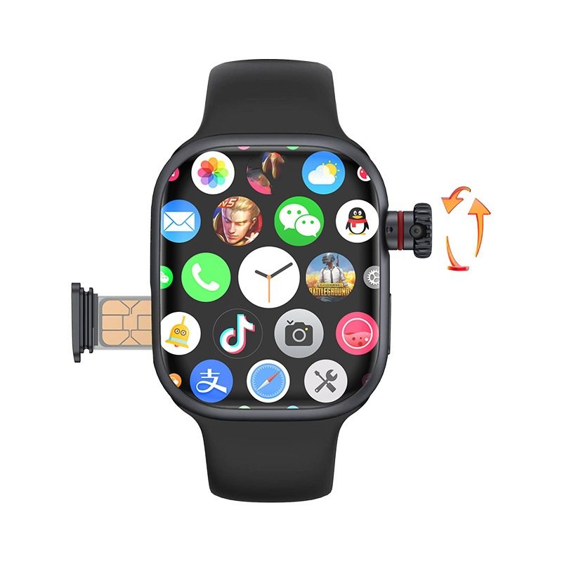 Cd99 Smart Watch Huaqiangbei S10 Plug-In Card Honeycomb Version Rotating Camera Phone Watch Smart Island New Model