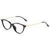 Korean Cat-Eye Glasses for Women, Ultra-Light, Small-Frame, High-End, Plain-Faced Artifact Glasses Frame, Whitening, Anti-Blue Light Glasses Frame