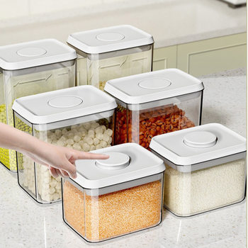 Sealed Jar Push-Type Fresh-Keeping Box Spice Storage Jar Milk Powder Jar Storage Box Seal