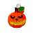 1 оранжево-желтая тыква на Хэллоуин из смолы, 16x22 мм-1,2 г-24203