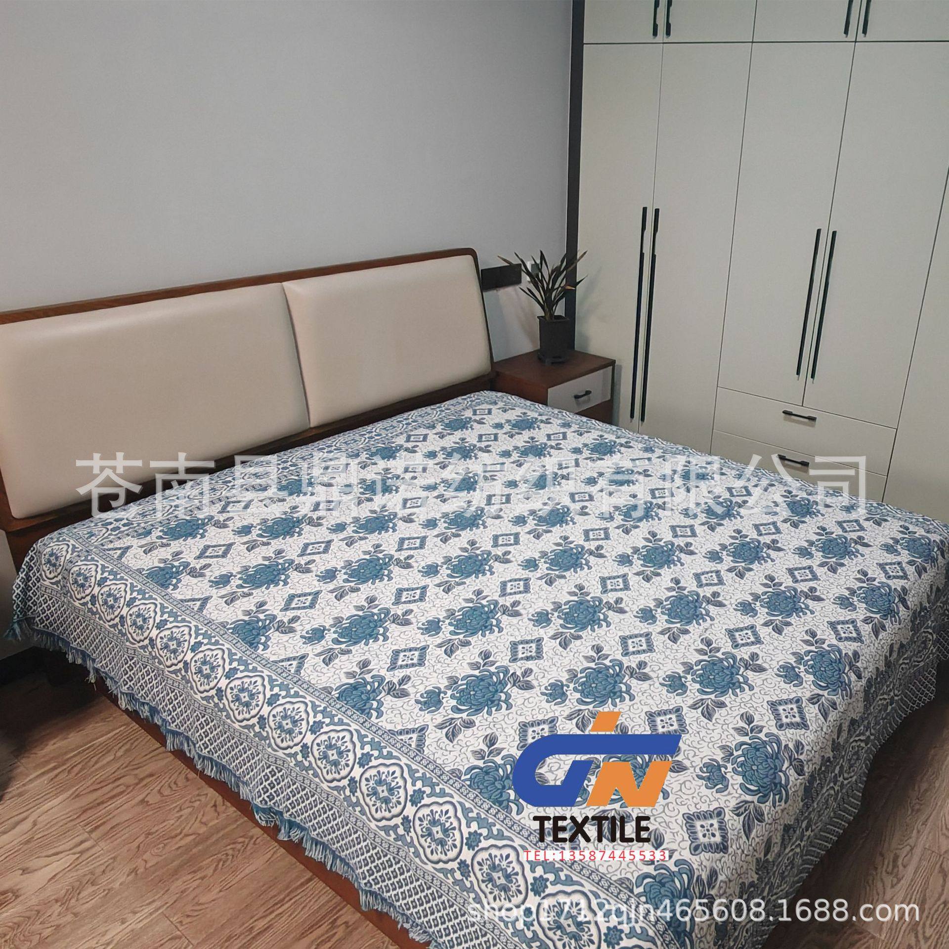 Spring and Autumn New Style Blanket Old Style Bed Sheet Carry Blanket Sofa Towel Cotton Air-conditioning Blanket Office Nap Blanket