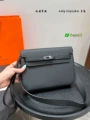 Black with black buckle (lychee grain)