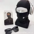 Black letter face mask