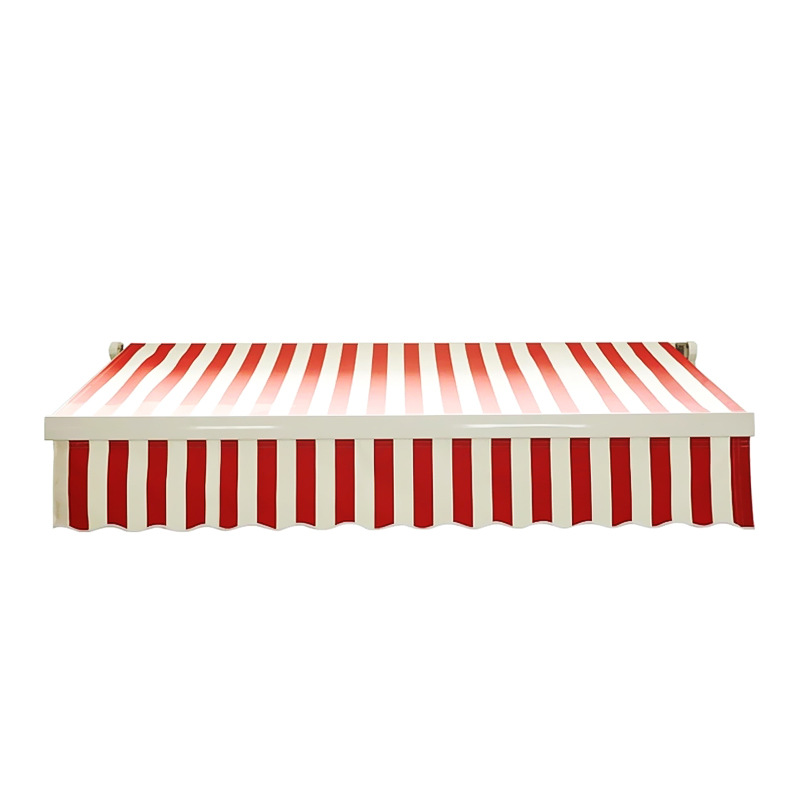 伸缩雨棚全盖式手摇曲臂遮阳篷防雨遮阳伸缩棚活动雨棚户外遮阳棚