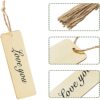 Amazon wooden blank bookmark DIY wooden craft bookmark unpolished wooden bookmark rectangular blank tag