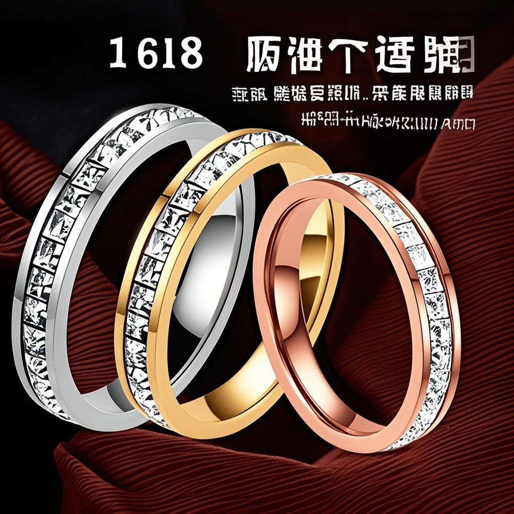 不锈钢戒指女小众高级轻奢不掉色ins玫瑰金满天星设计女款饰品