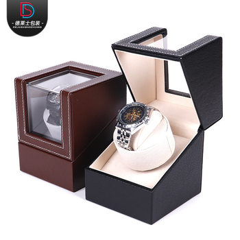 Drez watch shaker leather in stock 1 0 electric motor box mechanical watch automatic watch shaker rotating watch box