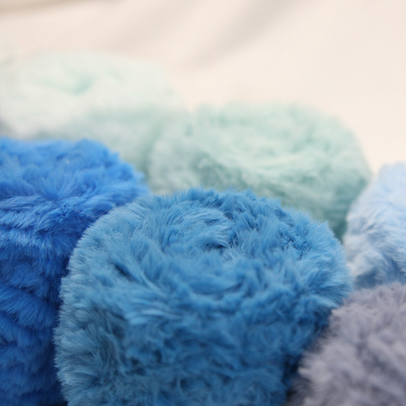 Rongxiansen Customized 100g Long Hair Mink Velvet Rabbit Velvet Imitation Fur Thread Hand Knitted DIY Wool Thread Ball
