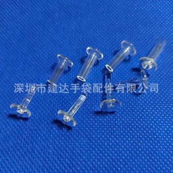 Press-Type Stationery Buckle M5 Transparent Buckle Acrylic Plastic Handmade Buckle Threadless Buckle Punch Stick Two-In-One Buckle