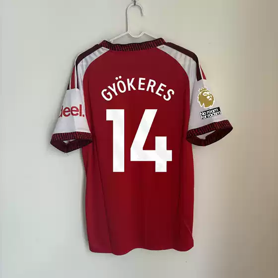 2627 Season Arsenal Home Jersey Number 14 Zhe Kai Lai Shi, Number 8 Odegaard, Number 29 Havertz Rice Football Shirt