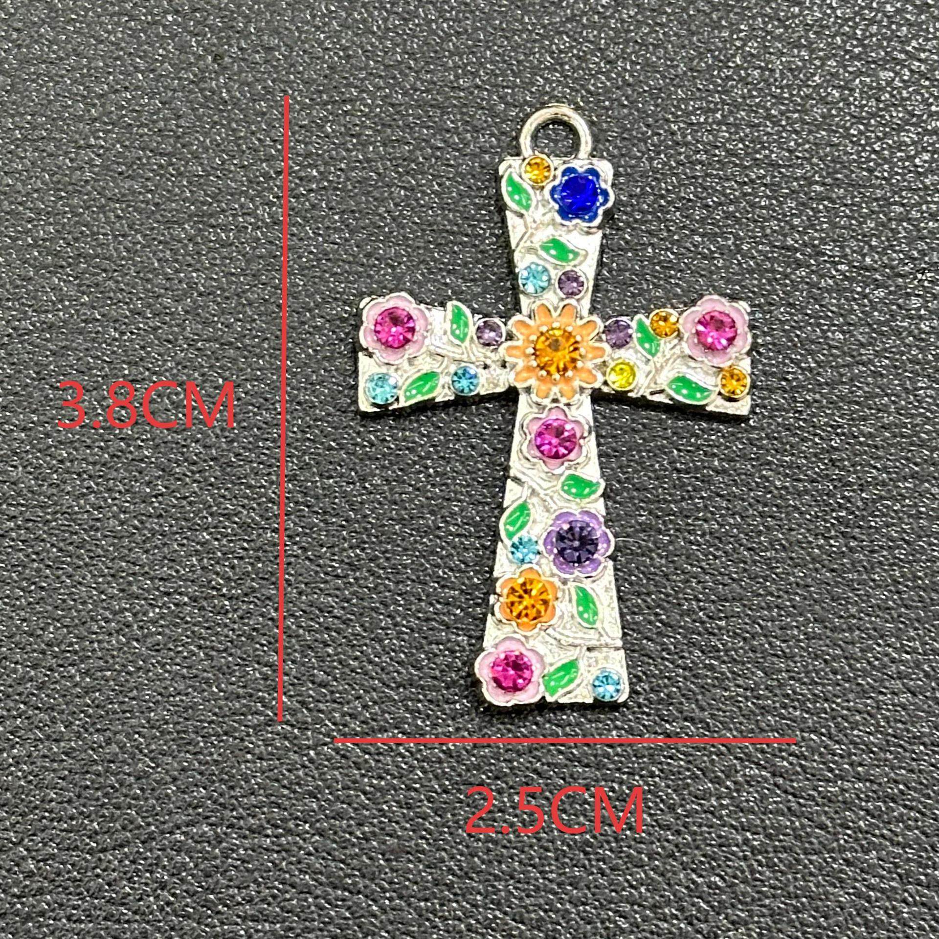 European and American Cross-Border Sweet and Cool Style Women's Necklace Niche Design Light Luxury Retro Personality Clavicle Chain Cross Necklace