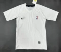 227 nba tights short sleeve white