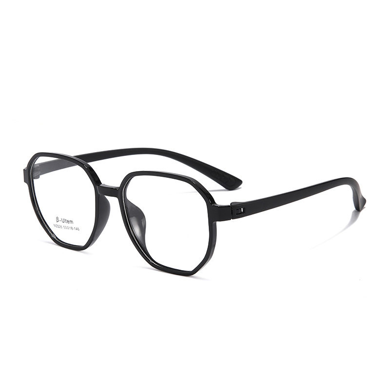 New Danyang glasses frame wholesale retro polygonal student myopia tr90 frame transparent net red fashion ultra light