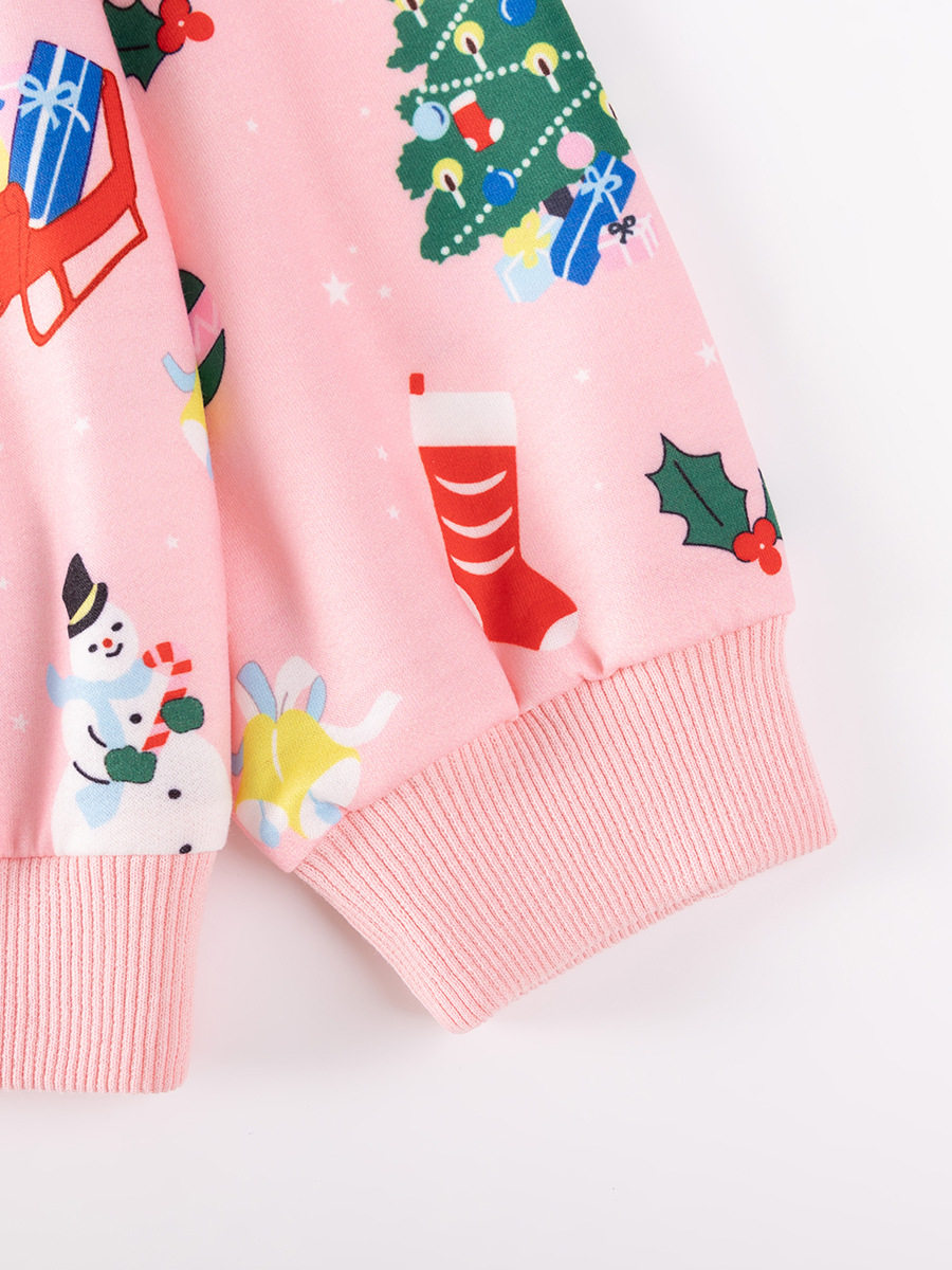 New Kids' Dress Wholesale, Cartoon Long-sleeve Girls' Dress, Autumn Cute Kids' Skirt