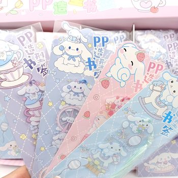 Cartoon Girl's Heart Sanrio PP Tassel Bookmark High Color Value Kulomi Melody Student Test Paper Classification Folder