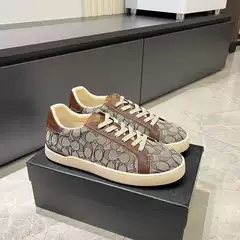 Spring and Summer Color Matching Classic Men's Genuine Leather Sneakers Simple Flats 2025 Casual Fashion Sports Shoes Trainers