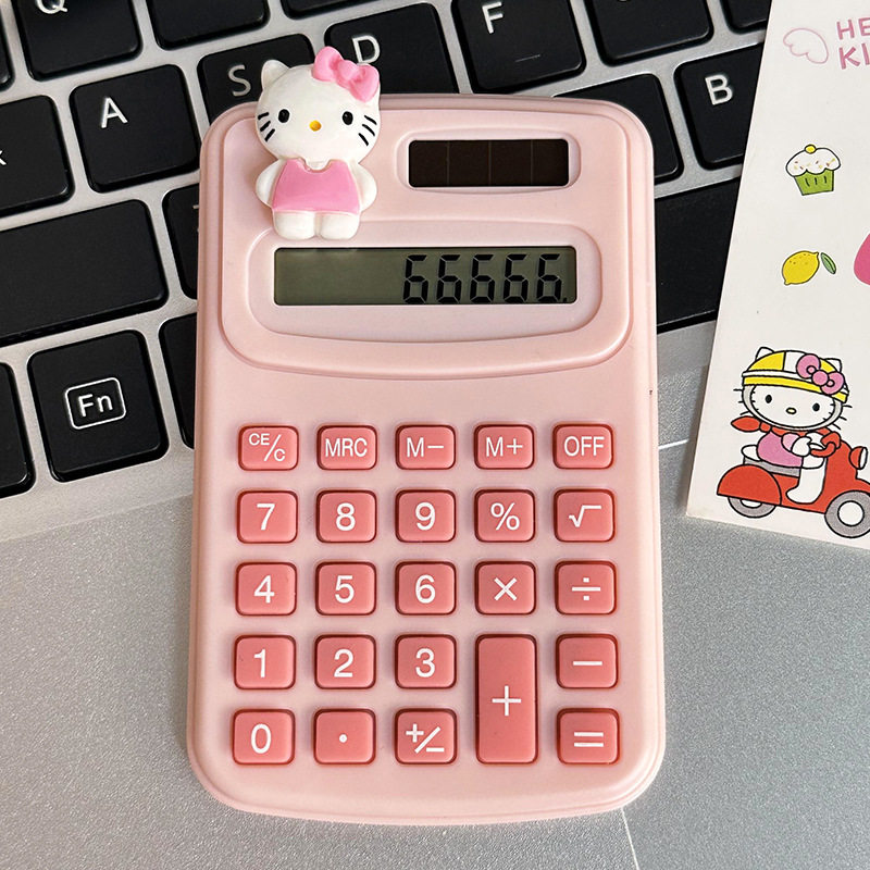 计算器创意可爱卡通学生办公文化用品高颜值迷你便携计算机批发