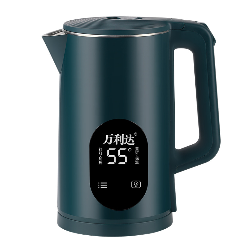 万利达电热水壶保温电水壶自动断电烧水壶家用酒店一件代发