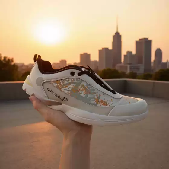 Premium Men's Trendy Sneakers Fashion Casual Athletic Shoes Genuine Leather Versatile Chunky Dad Shoes Comfortable Cross-Border Style