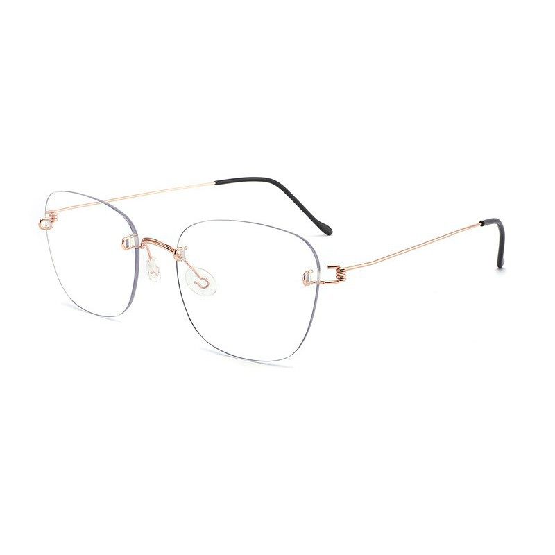 Frameless Glasses Frame, Screwless, Anti-Blue Light, Mobile Phone Glasses, Non-Prescription Glasses, Can Be Fitted with Prescription Lenses Bs9233