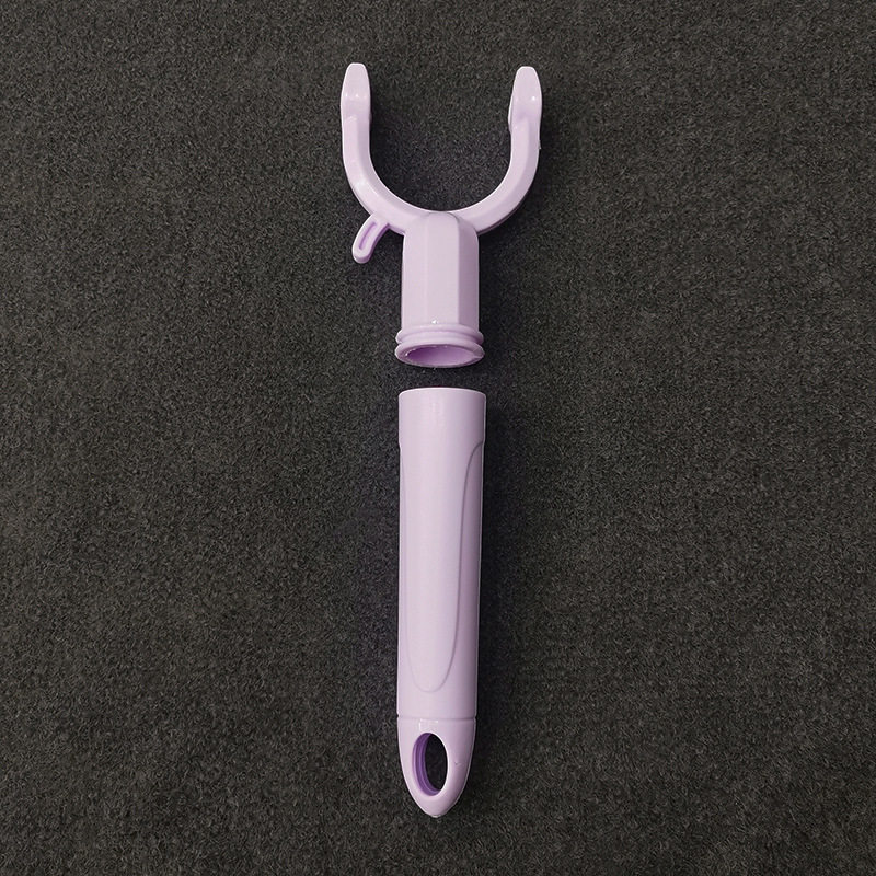 Plastic clothes fork accessories clothes fork head brace anti-slip handle clothes pole handle tail sleeve socket inner diameter 19mm