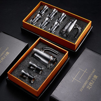 Wine Glass Household Liquor Glass Wine Dispenser Small Wine Glass suit Wine Cup Spirits Cup One Cup Bullet Cup Two Two Wine Utensils