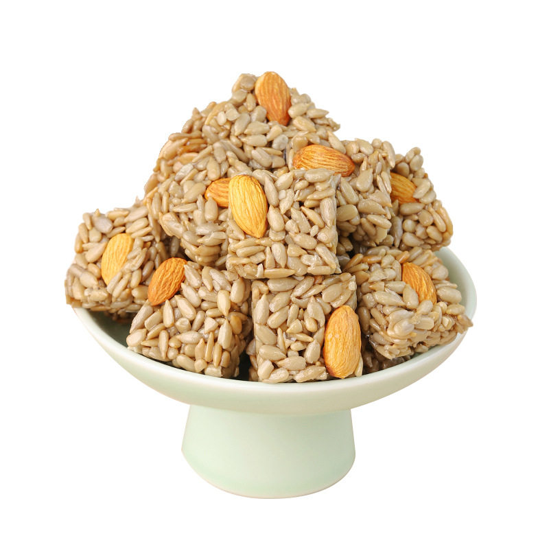 Almond melon seed crisp 70 packs/500g nut crisp crispy Internet celebrity casual children's snacks one-piece delivery