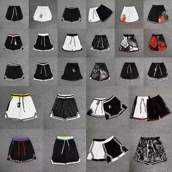 New Dna American-Style Basketball Shorts Casual Sports Shorts Men's Loose Large Size Shorts Basketball Shorts
