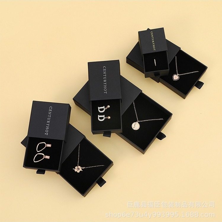 Wholesale ins style jewelry jewelry box drawer box necklace ring pendant box earrings jewelry gift box