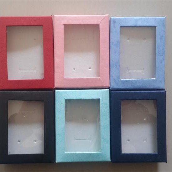 7X8 Windowed Lid Ring Jewelry Box Paper Box Gift Box Jewelry Box Packaging Design Jewelry Gift Box