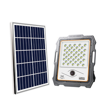 Cross-Border Outdoor Solar Light Portable Camping Portable Light Courtyard Surveillance Camera Security Solar Floodlight